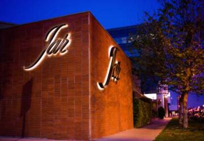 Exterior del restaurante Jar, escenario de rodaje de 'La La Land'.