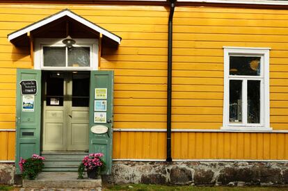 Una casa de madera en la localidad de Lappeenranta, en la región de Carelia del Sur.