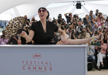 Rossy de Palma en Cannes presentando 'Julieta' (2016).