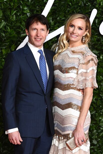 James Blunt y su esposa, Sofia Wellesley.