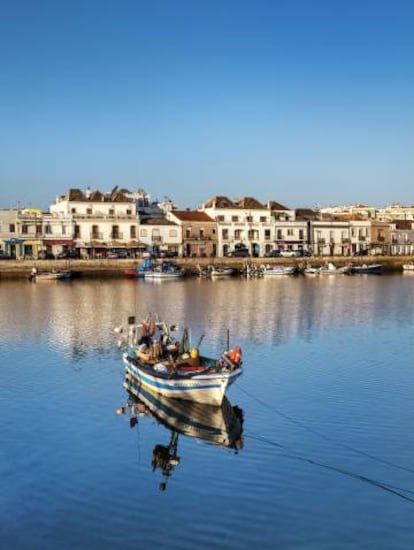 Embarcadero en Tavira.