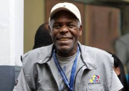 El actor estadounidense Danny Glover durante una visita a Venezuela. EFE/Archivo