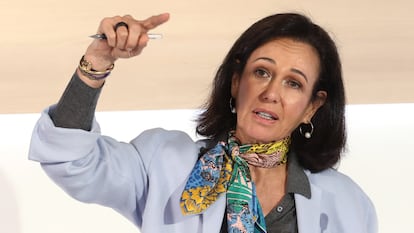 La presidenta del Banco Santander, Ana Botín.