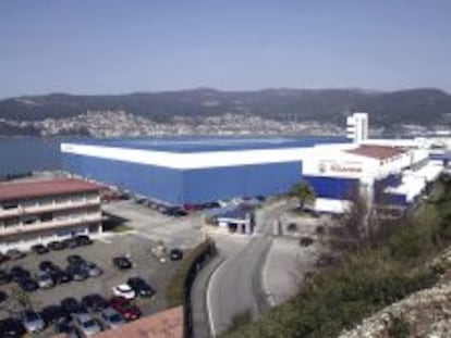 Sede central de la industria de elaboraci&oacute;n y transformaci&oacute;n de pescado Pescanova en Chapela, en el ayuntamiento de Redondela (Pontevedra). 