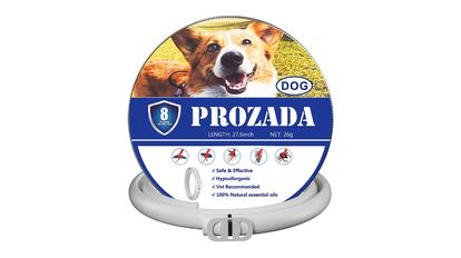 Collar antiparásitos con extractos de plantas naturales para perros