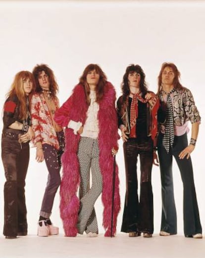 El grupo británico The Hollywood Brats, en 1984.