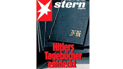 Portada de la revista Stern con la exclusiva de los diarios de Hitler. 