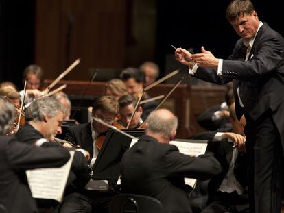 Christian Thielemann, al frente de la Filarmónica de Viena.