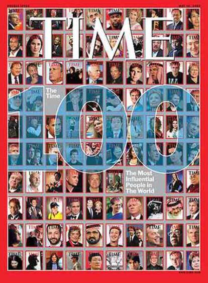 Portada de 'Time' de las 100 personas más influyentes de 2008.