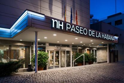 Uno de los hoteles de NH en Madrid.