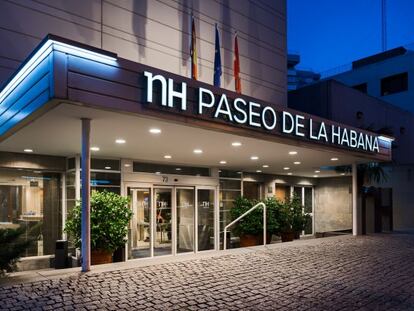 Uno de los hoteles de NH en Madrid. 