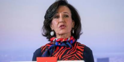 La presidenta del Banco Santander, Ana Botín.