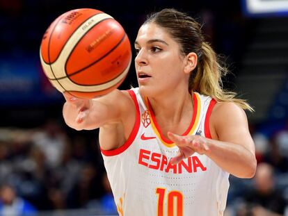 Marta Xargay, en el Eurobasket de 2019