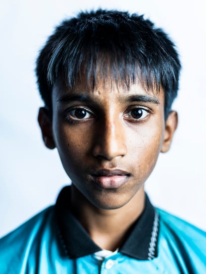 Raihan, 13 años.
