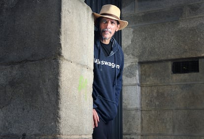 El actor, director y productor teatral Sergio Peris-Mencheta, en el centro de Madrid.