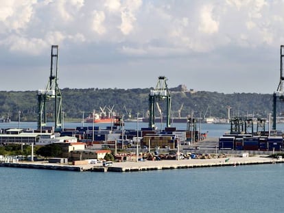 Zona de desenvolvimento especial no porto de Mariel, em Cuba.