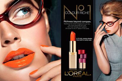 La top holandesa Doutzen Kroes es imagen de L'Oréal desde 2006.