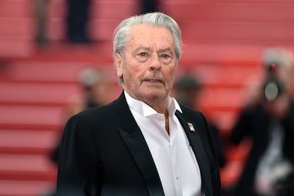 El intérprete Alain Dellon, el 19 de mayo de 2019, en la 72ª edición del festival de Cannes (Francia).