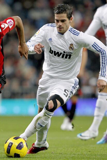 Gago, con la camiseta del Real Madrid.