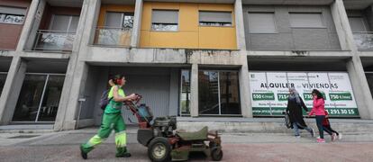 Bloque de viviendas de alquiler en Madrid vendido al fondo buitre Fidere 