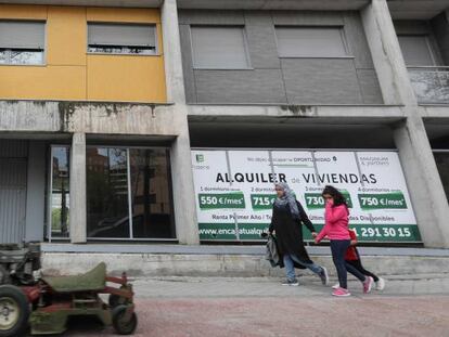 Bloque de viviendas de alquiler en Madrid vendido al fondo buitre Fidere 