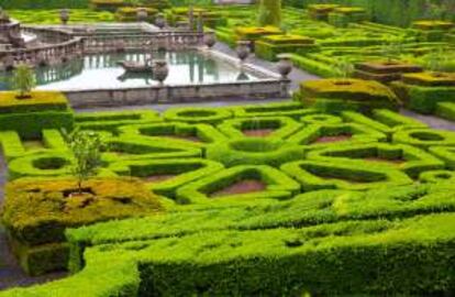 Jardines de Villa de Lante, en Viterbo (Italia).