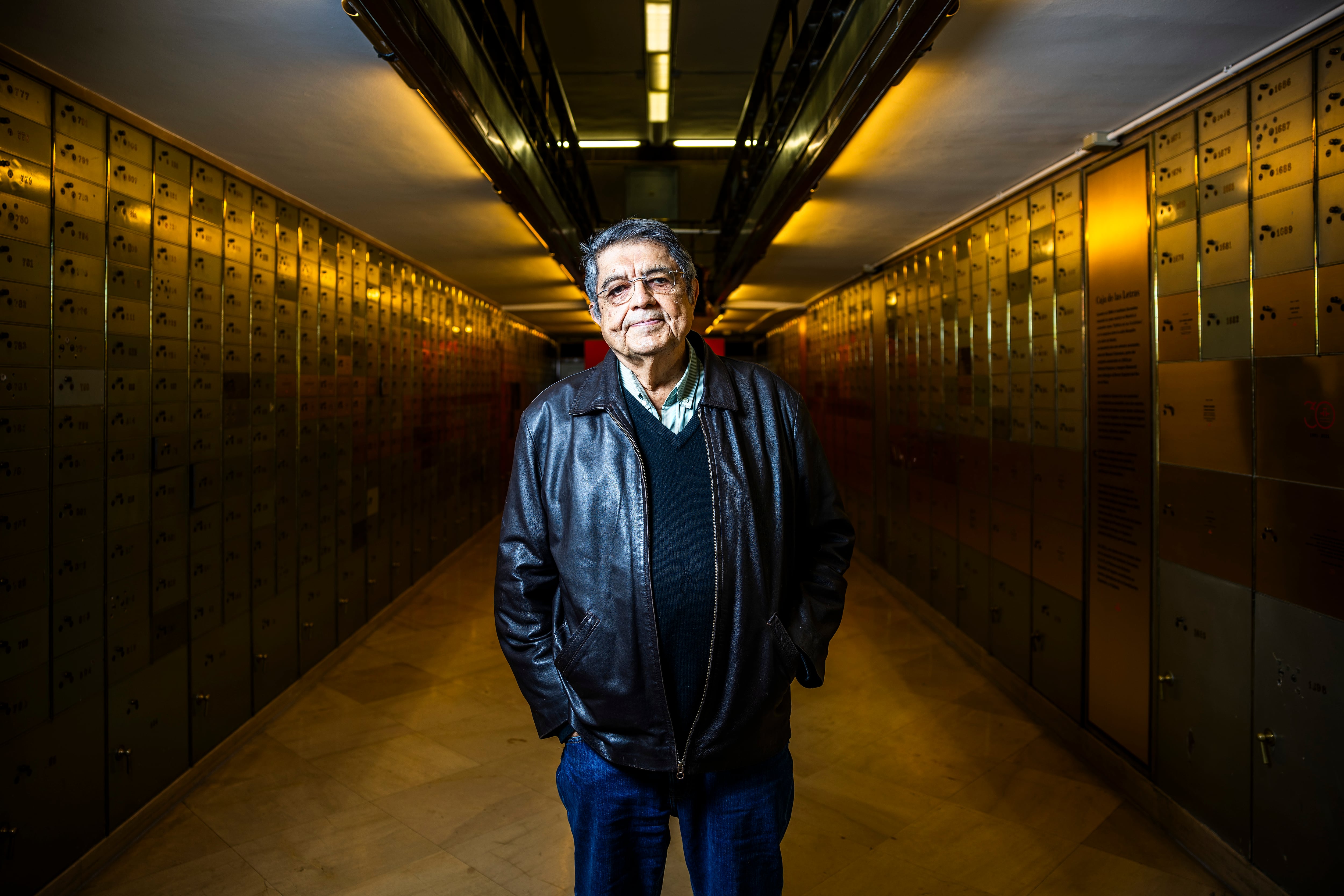 Sergio Ramírez en Madrid, en enero de 2024.