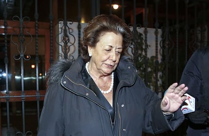 La exalcaldesa de Valencia y senadora Rita Barberá.