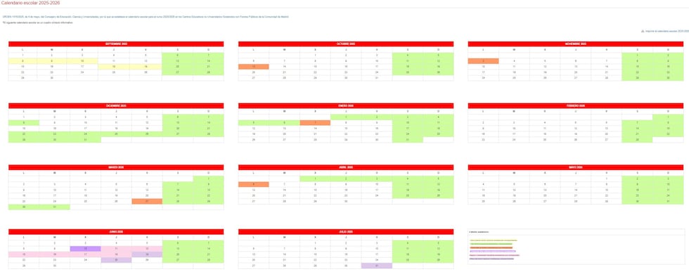 calendario-escolar-comunidad-de-madrid-2025-2026-inicio-de-curso