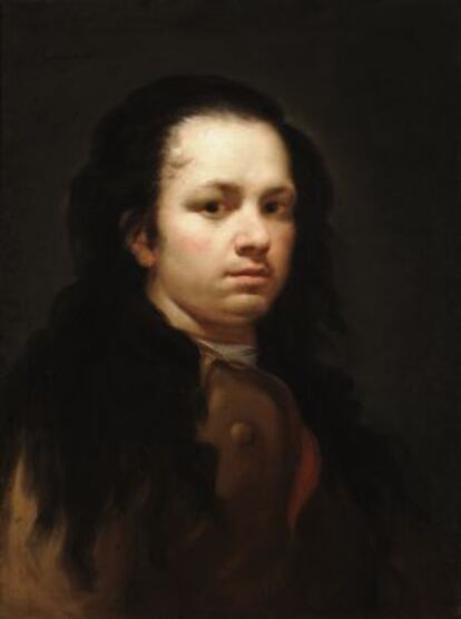 'Autorretrato', Francisco de Goya y Lucientes. C. 1775.