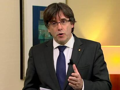 Carles Puigdemont, expresidente de la Generalitat