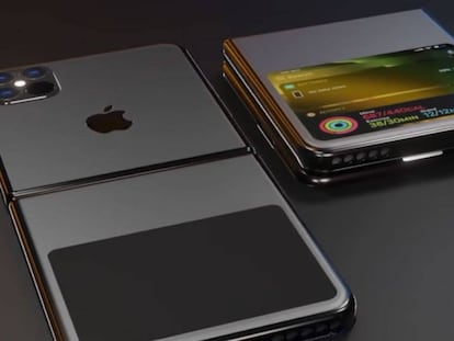 Apple ya esta probando el diseño de su futuro iPhone plegable