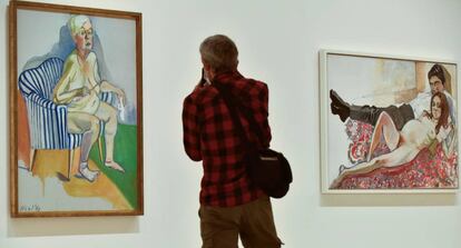 Exposición de la artista estadounidense Alice Neel (1900-1984) en el Museo Guggenheim Bilbao.