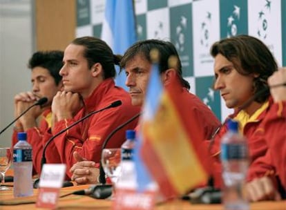 La selección española ya está en Argentina para disputar la final de la Copa Davis