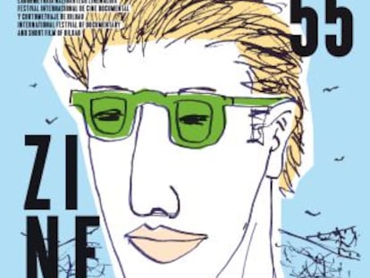 Imagen del Festival Zinebi, obra de Óscar Mariné.