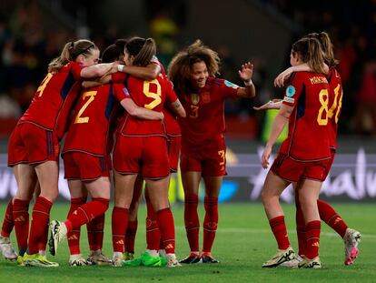 Jugadoras de la selección española, en una foto de archivo.