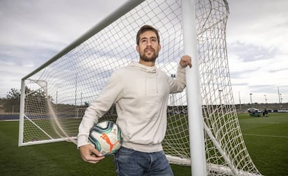 Aitor Fernández, en la Ciudad Deportiva del Levante, en Buñol.