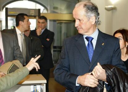 Juan Maria Atutxa, en una de sus comparecencias ante el Tribunal Supremo.