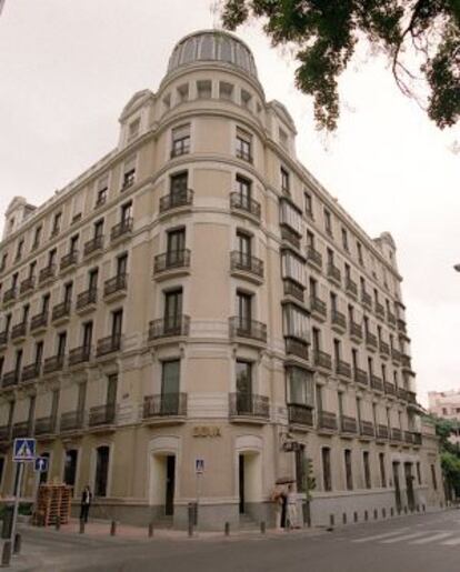 El edificio de Recoletos, 12, sede de la Concejalía de Medio Ambiente.