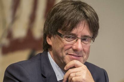 Carles Puigdemont, presidente de la Generalitat.