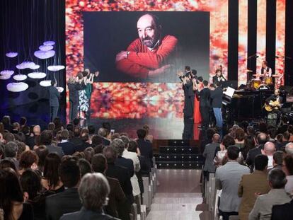 Homenaje en el transcurso de la gala al actor Pico