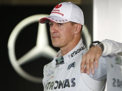 Schumacher, hoy en el circuito Suzuka.