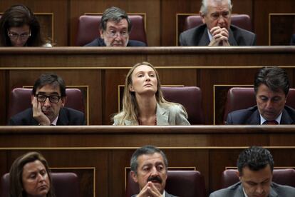 Andrea Fabra, en una sesi&oacute;n de Control al Gobierno en el Congreso de los Diputados.