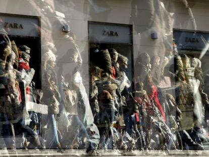 Una de las tiendas de Zara en el centro de Madrid.