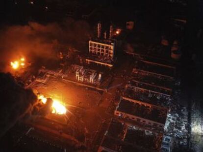 El estallido en un polígono industrial de la ciudad de Yancheng ha dejado 90 heridos, 32 de ellos en estado crítico