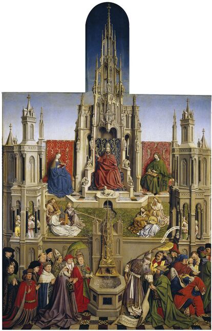 'La Fuente de la Gracia', de 1430. Se encuentra en la colección del Museo del Prado, Madrid.