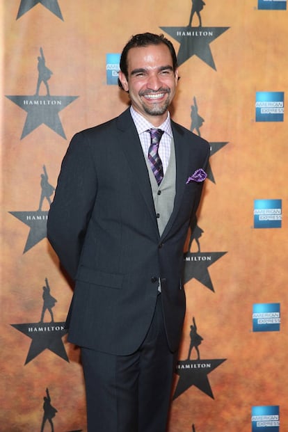 Javier Muñoz, una de las estrellas del musical 'Hamilton'.