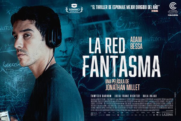 Cartel promocional de la película 'La red Fantasma' de Jonathan Millet.