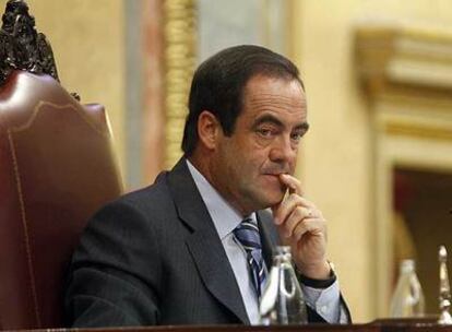 José Bono, en el Congreso de los Diputados.