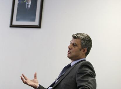 Hashim Thaçi, primer ministro de Kosovo.